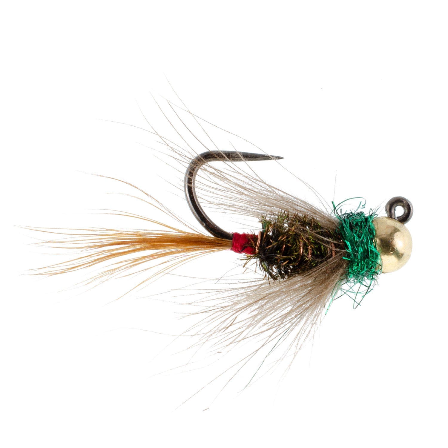 Wholesale Euro nymph flies featuring heavy tungsten beads on tactical jigged hooks for effective fishing