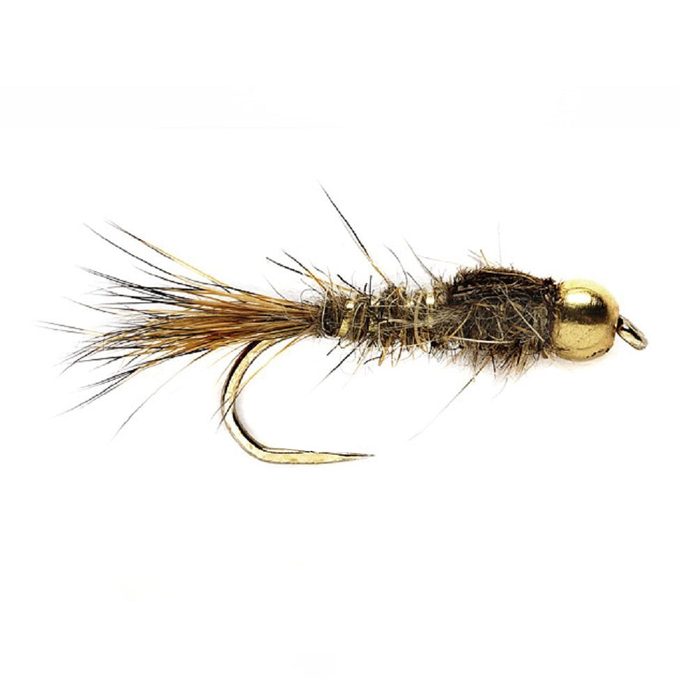 Barbless Bead Head Hares Ear Nymph Flies - Wholesale Per Dozen Sizes 10-16