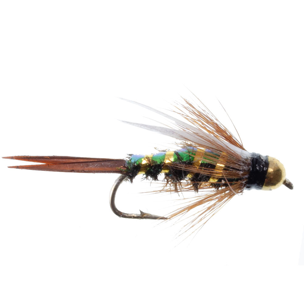 Bead Head Flashback Prince Nymph Flies - Wholesale Per Dozen Sizes 10-18 (Copy)