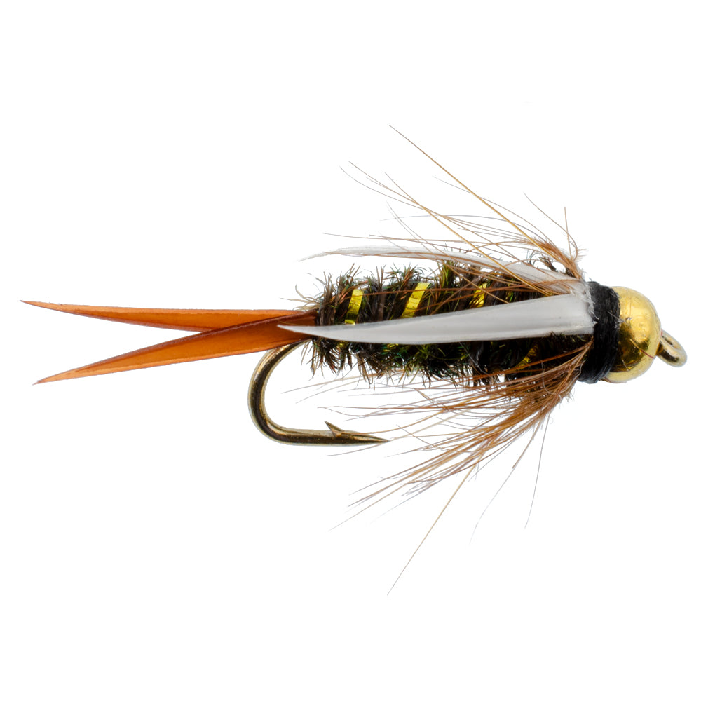 Bead Head Prince Nymph Flies - Wholesale Per Dozen Sizes 10-18