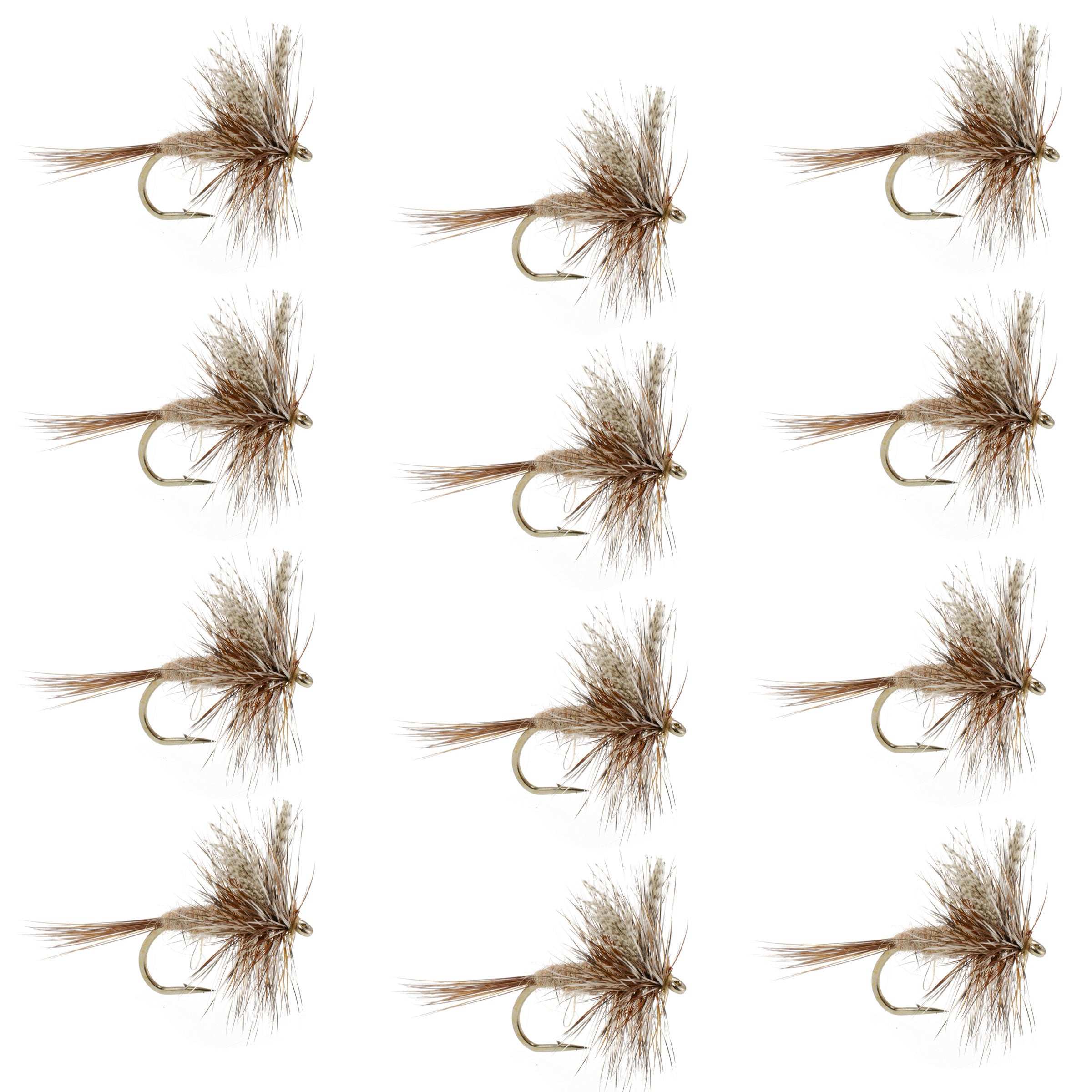 March Brown Dry Flies - Wholesale Per Dozen Sizes 12-16