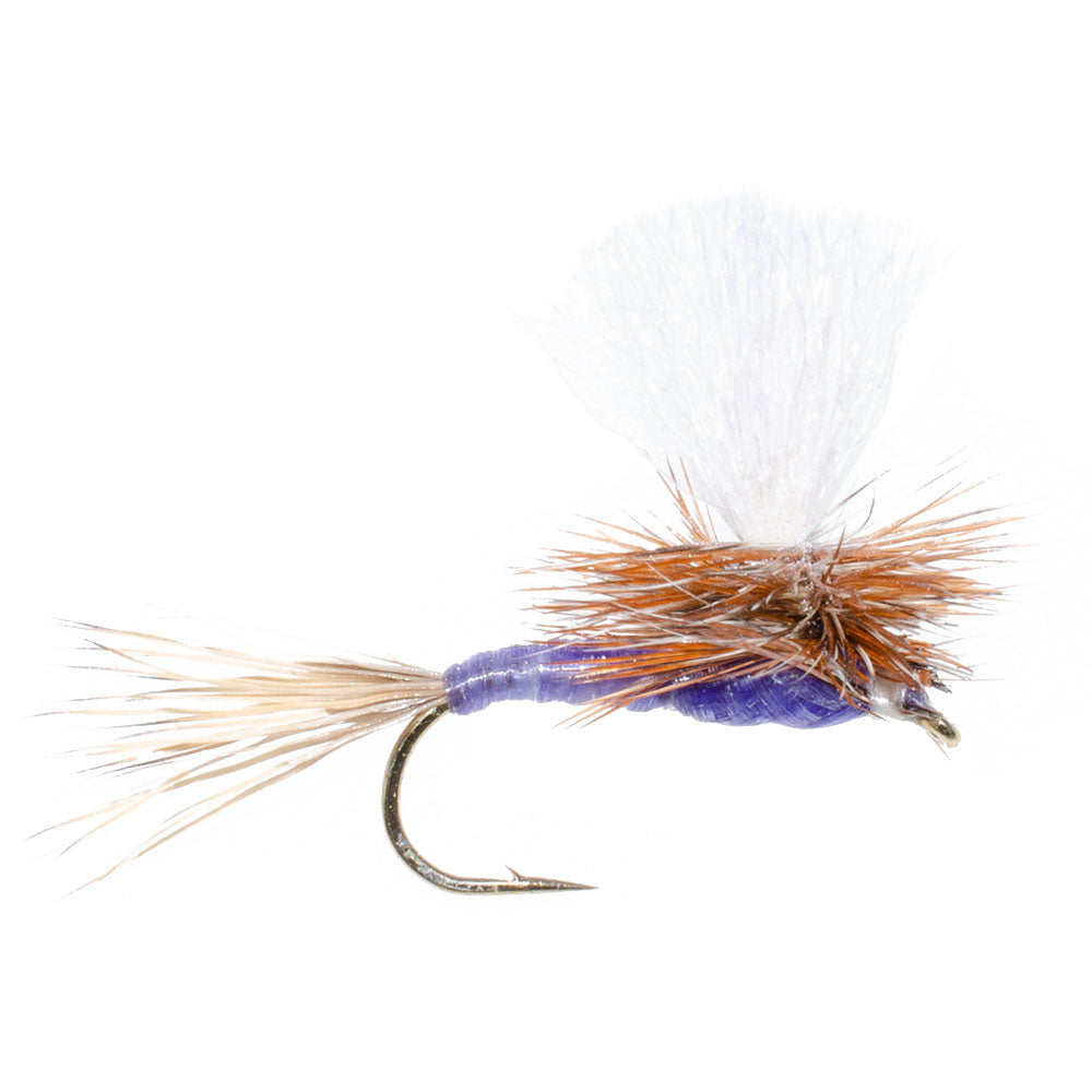 Purple Haze Parachute Dry Flies - Wholesale Per Dozen Sizes 12 - 20
