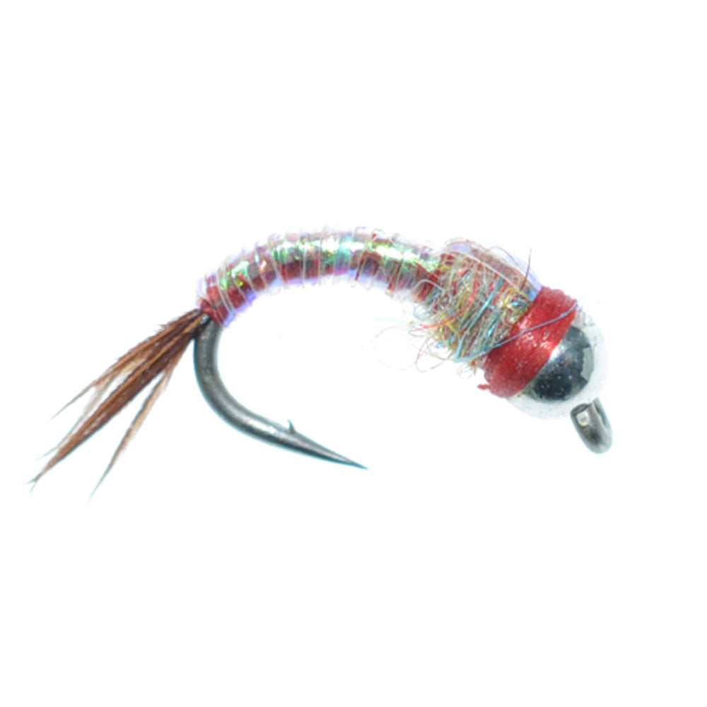 Rainbow Warrior Midge Nymph Flies - Wholesale Per Dozen Sizes 14-20