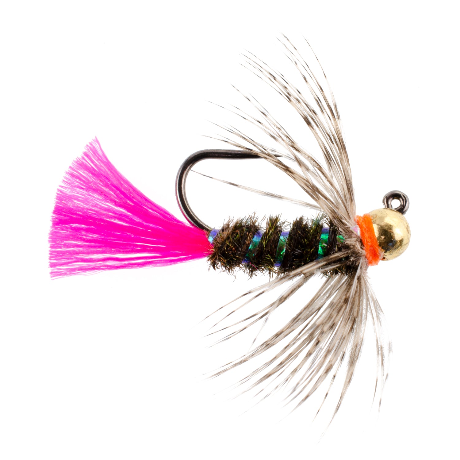 Tungsten Bead Head Blowtorch Euro Jigged Tactical Flies - Wholesale Per Dozen Sizes 10-16