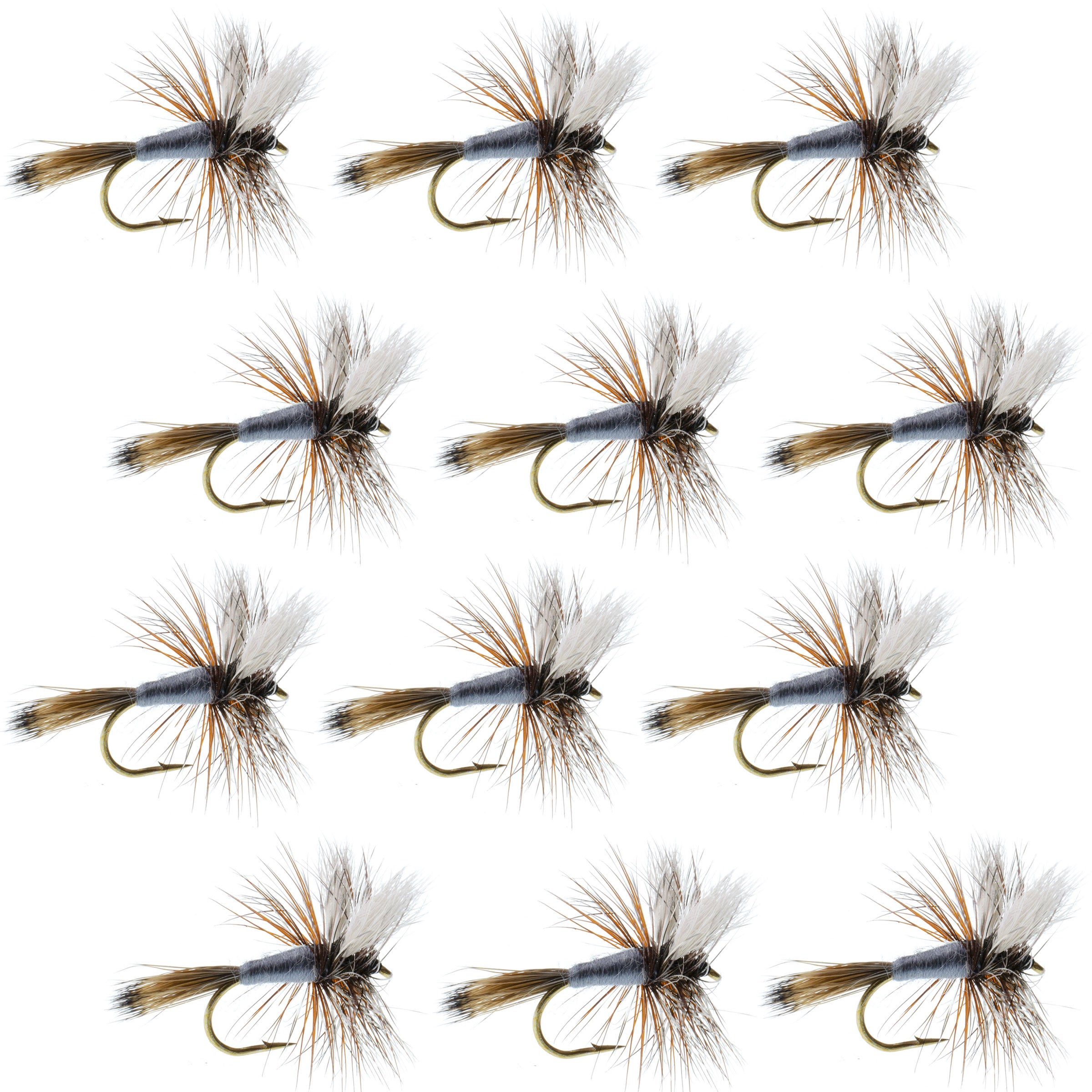 Adams Wulff Dry Flies - Wholesale Per Dozen Sizes 8-14