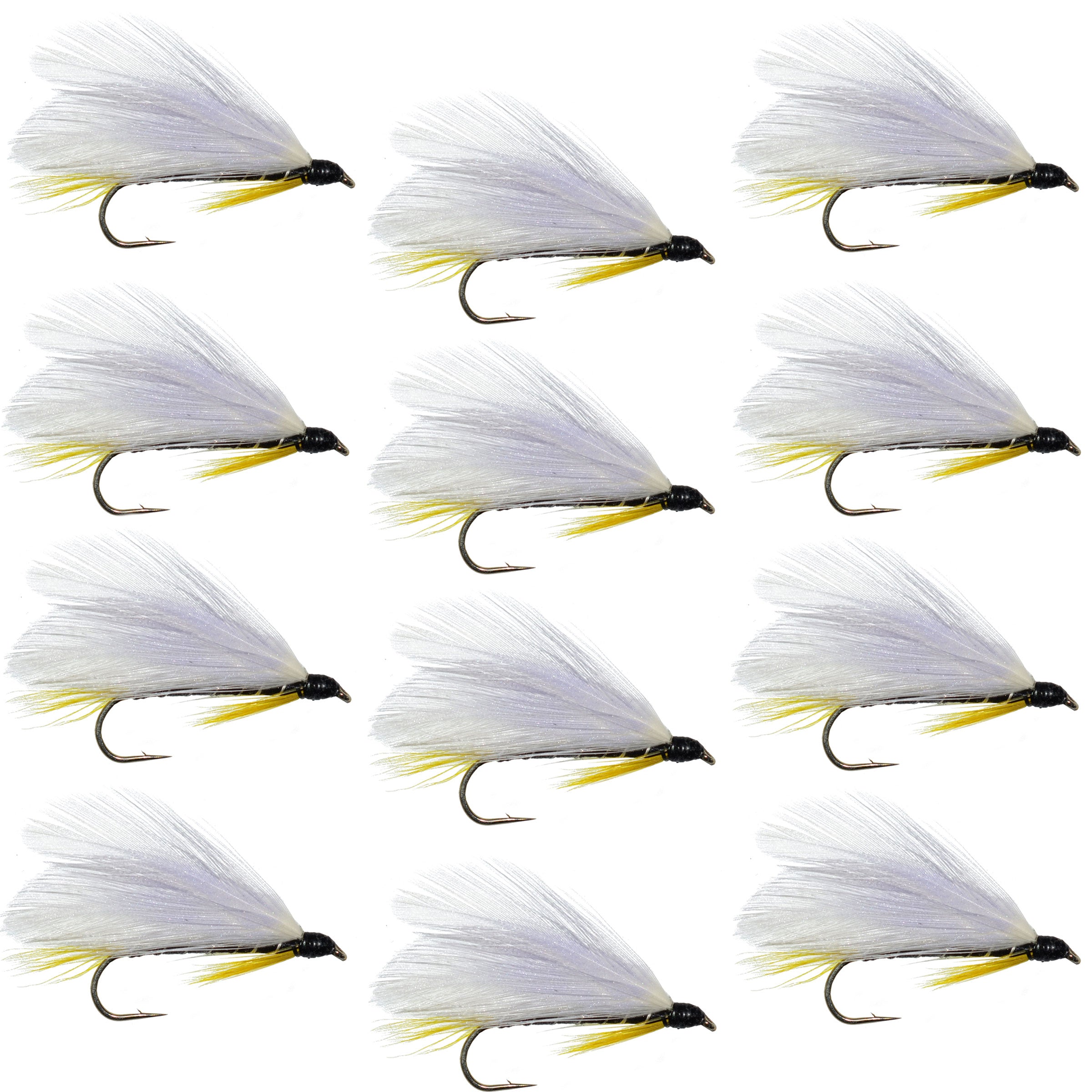 Black Ghost Streamer Flies - Wholesale Per Dozen Hook Size 4