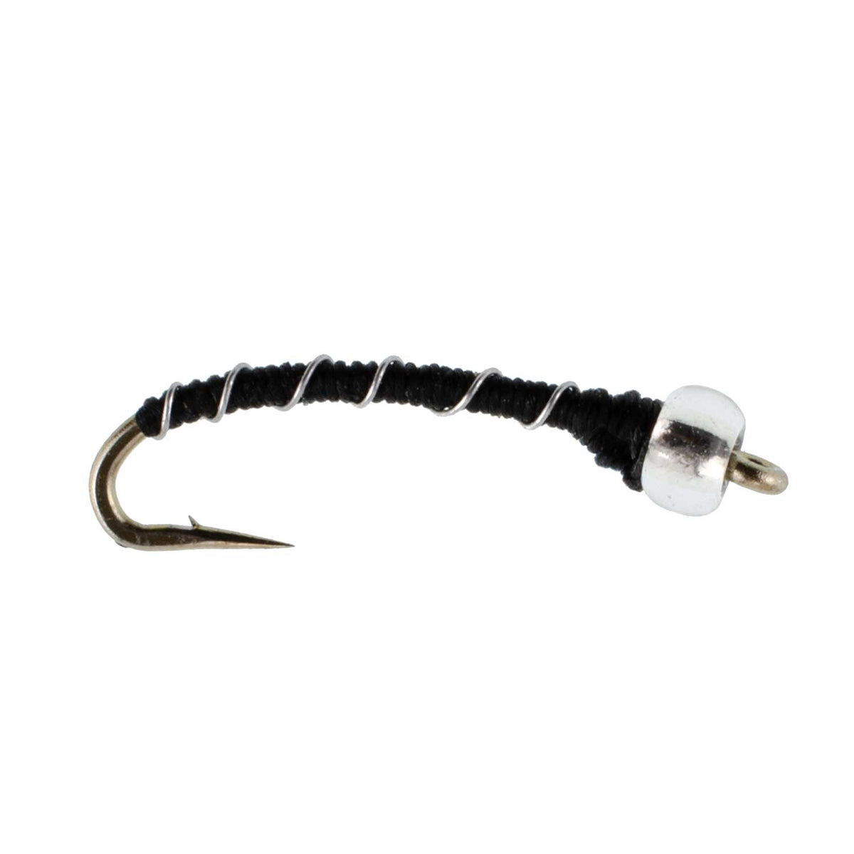 Mercury Black Midge - Glass Bead  - Wholesale Per Dozen Sizes 18-22