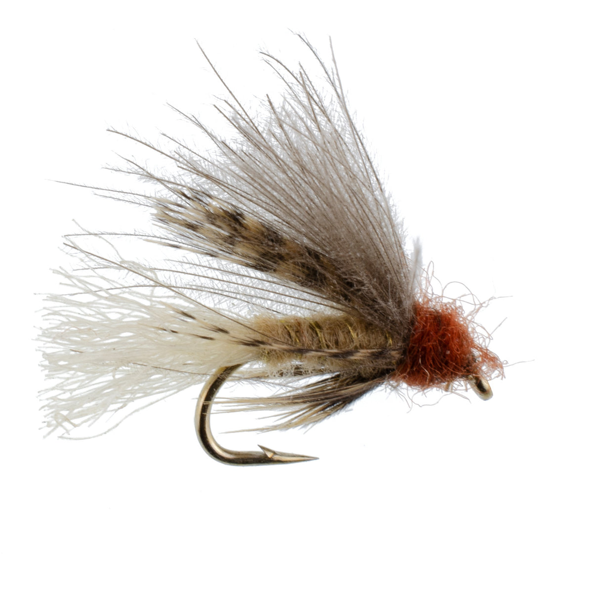Tan CDC Caddis Emerger Flies - Wholesale Per Dozen Sizes 12-16