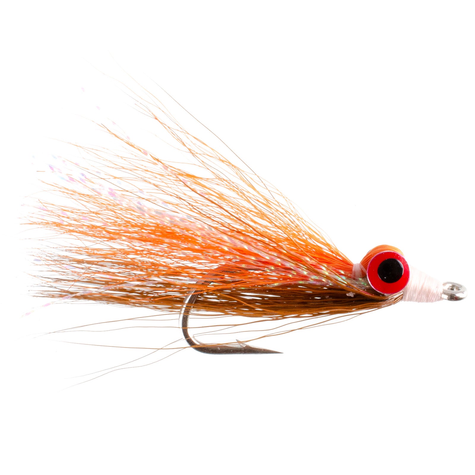 Clousers Deep Minnow Orange/Brown Sunfish Freshwater Streamer Flies - Wholesale Per Dozen Size 4