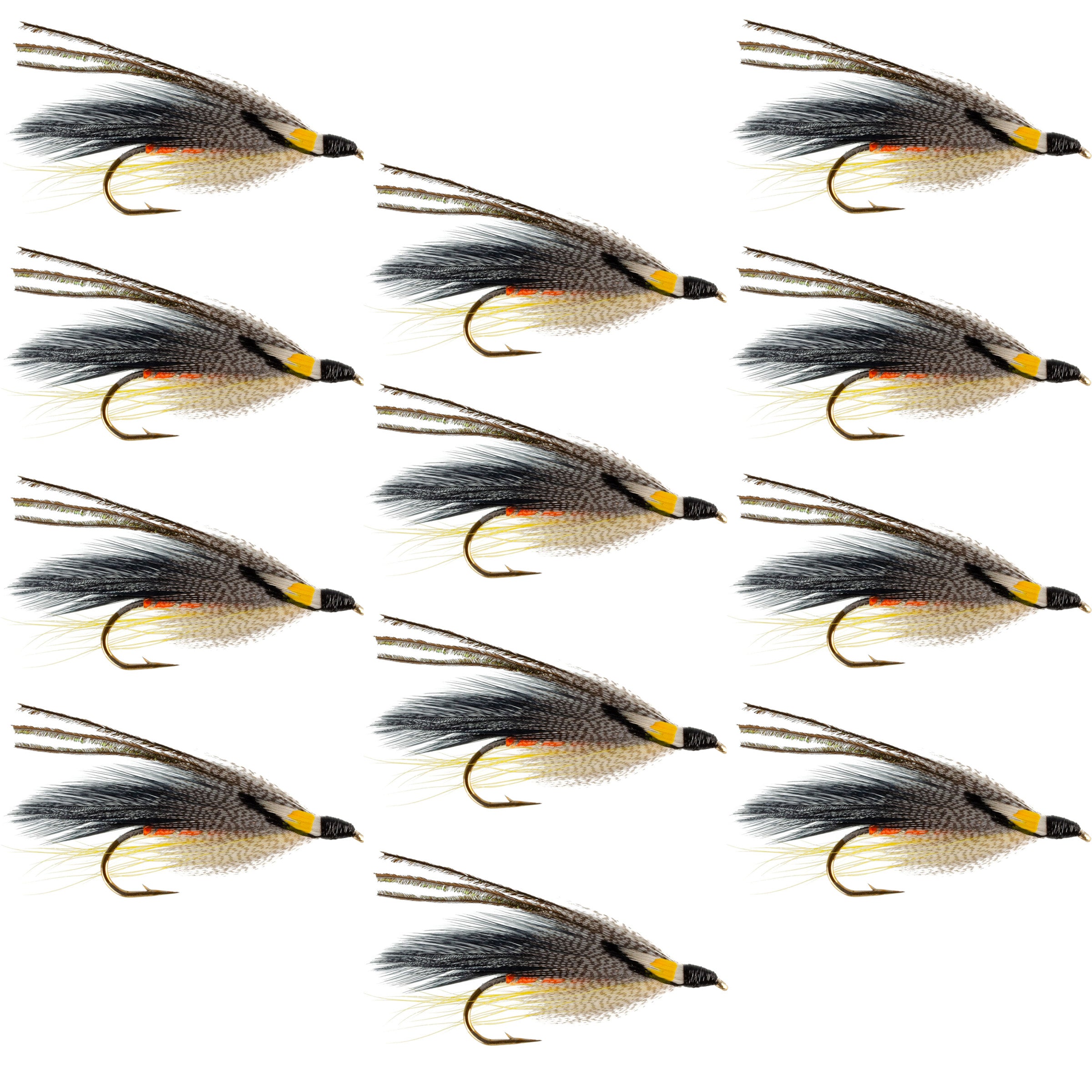 Gray Ghost Streamer Flies - Wholesale Per Dozen Hook Size 4