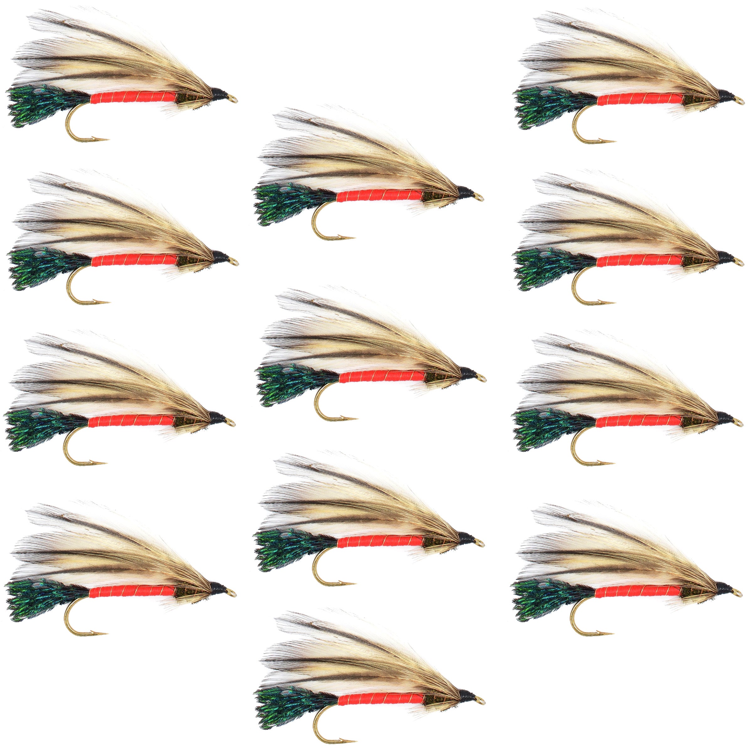 Light Spruce Streamer Flies - Wholesale Per Dozen Hook Size 4