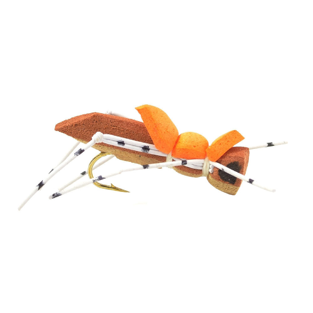 Morrish Hopper Tan Foam Body Flies - Wholesale Per Dozen Size 10