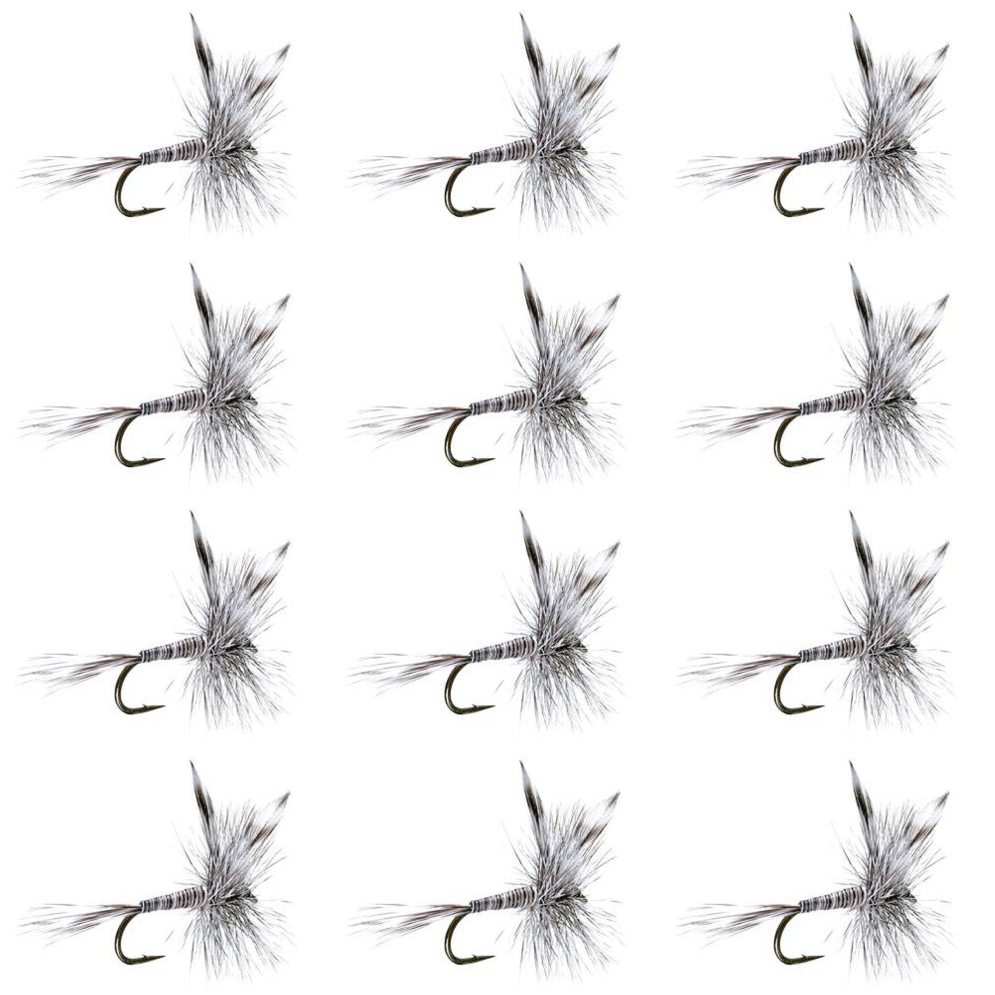 Mosquito Dry Flies - Wholesale Per Dozen Sizes 10-20