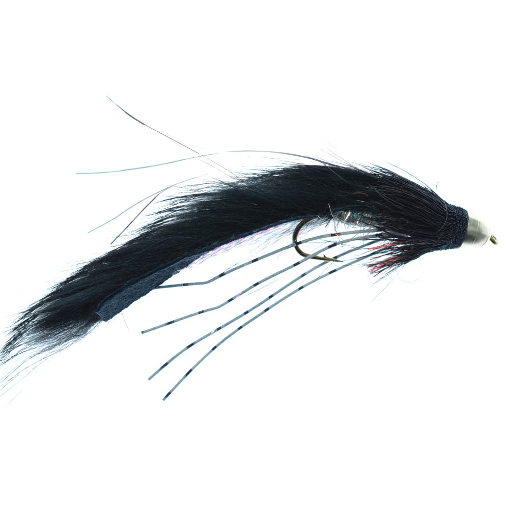 Muddy Buddy Black Streamer Flies - Wholesale Per Dozen Size 4