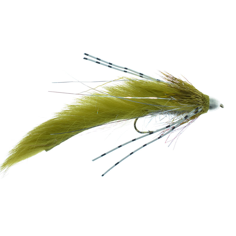 Muddy Buddy Olive Streamer Flies - Wholesale Per Dozen Size 4