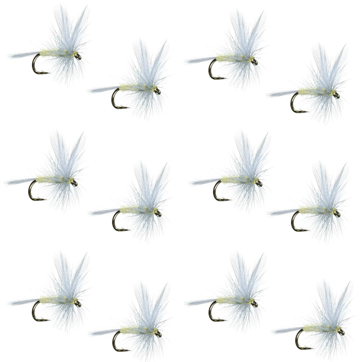 Pale Morning Dun PMD Dry Flies - Wholesale Per Dozen Sizes 14-18