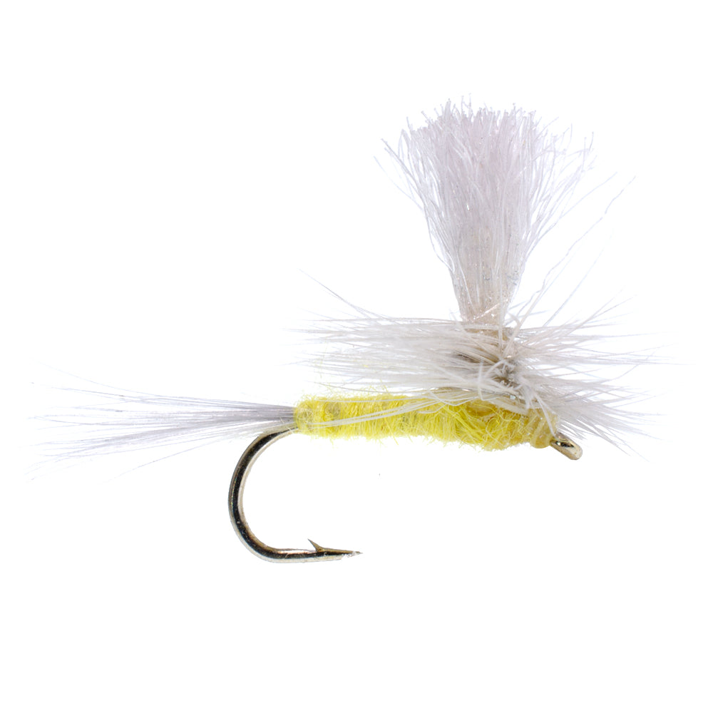 Pale Morning Dun Parachute PMD Dry Flies - Wholesale Per Dozen Sizes 14-18