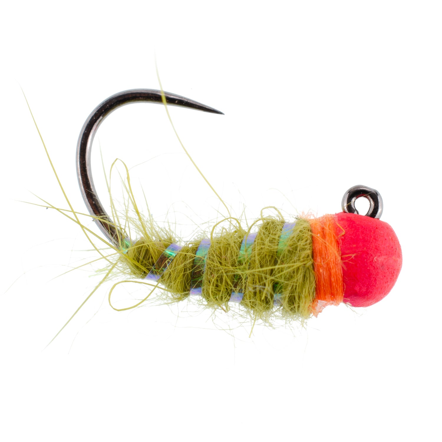 Tungsten Bead Head Hot Head Walts Worm Euro Jigged Tactical Flies - Wholesale Per Dozen Sizes 12, 16